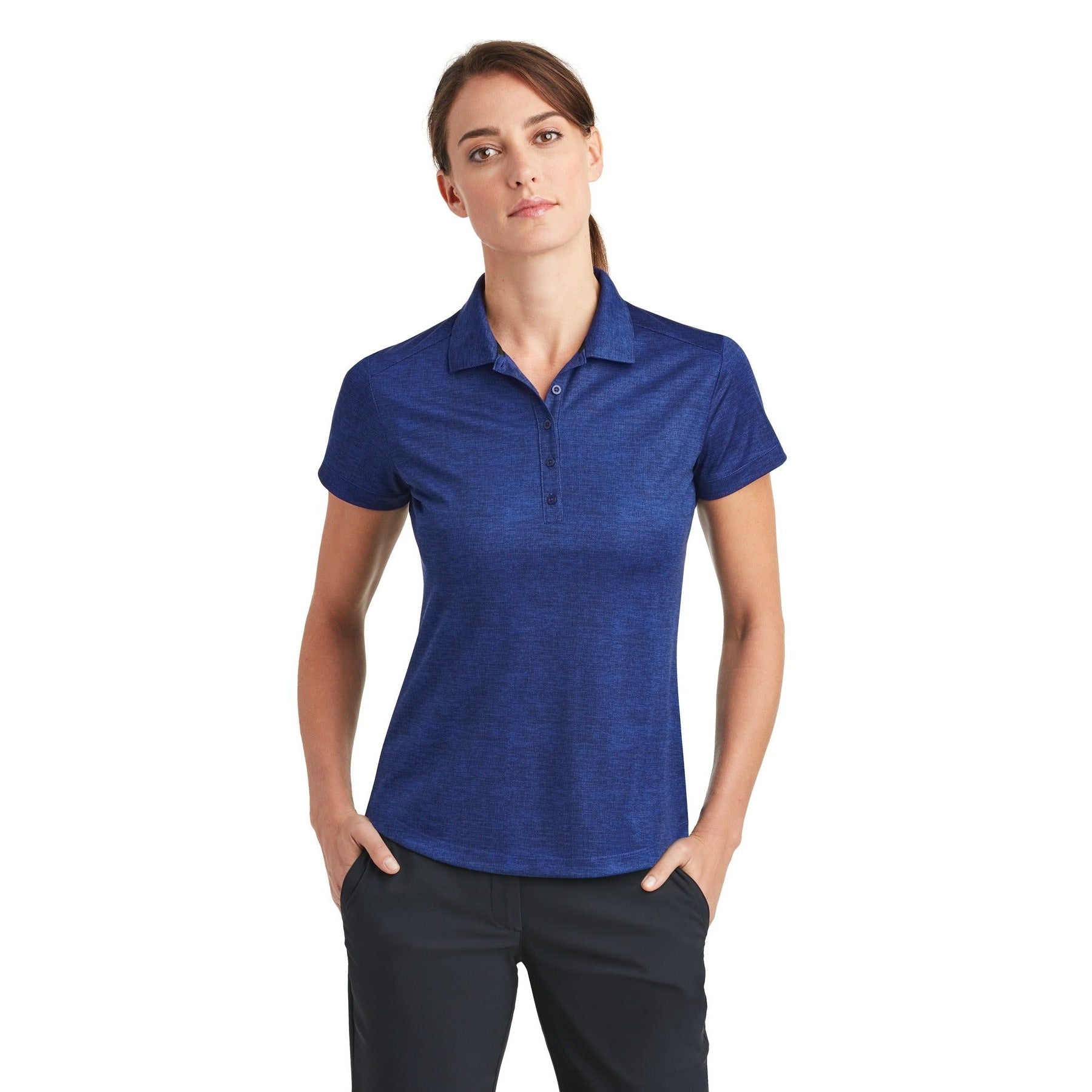 Nike-Nike Women's Dri-FIT Crosshatch Polo. 838961-MedTech-4